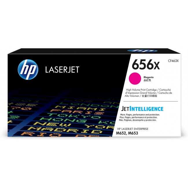 HP 656X High Yield Magenta Original LaserJet Toner Cartridge