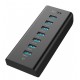 AUKEY CB-H3 interface hub Black AUKEY CB-H3 interface hub Black