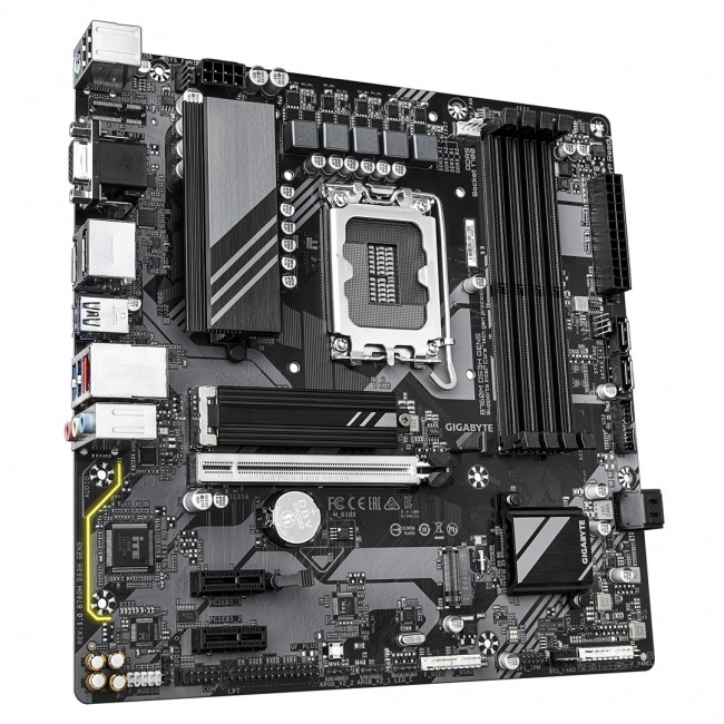 GIGABYTE B760M DS3H GEN5 Motherboard - Supports Intel Core 14th Gen CPUs, 6+2+1 Phases Digital VRM, up to 5600MHz DDR5, 2xPCIe 4.0 M.2, 2.5GbE LAN, USB 3.2 Gen2 GIGABYTE B760M DS3H GEN5 Motherboard - Supports Intel Core 14th Gen CPUs, 6+2+1 Phases Digital VRM, up to 5600MHz DDR5, 2xPCIe 4.0 M.2, 2.5GbE LAN, USB 3.2 Gen2