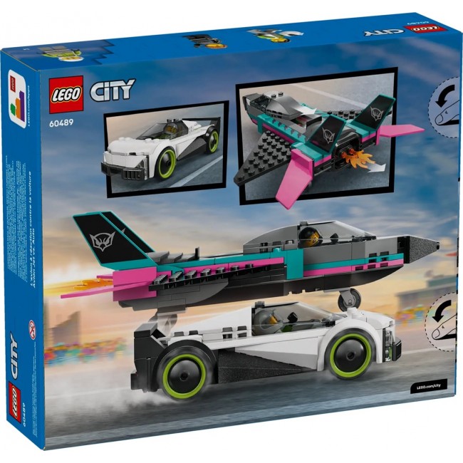 LEGO CITY 60489 Jet vs Car