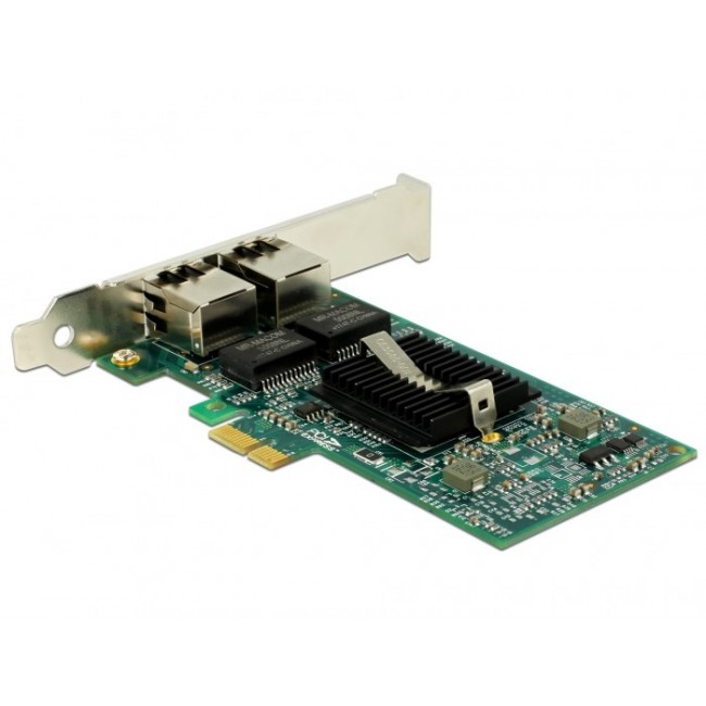 Delock PCIe Card 2x Gigabit LAN Network Adapter
