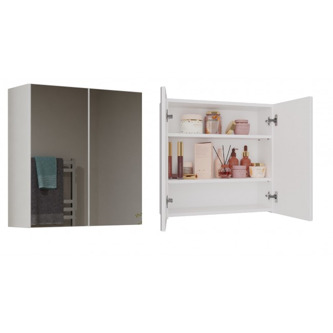 Topeshop POLA 2DL BIEL bathroom storage cabinet White