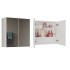 Topeshop POLA 2DL BIEL bathroom storage cabinet White