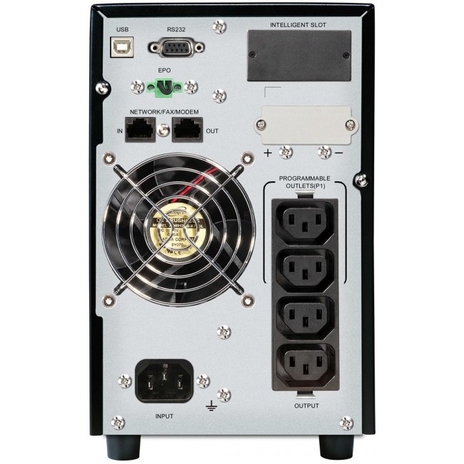 PowerWalker VFI 1000 CG PF1 uninterruptible power supply (UPS) Double-conversion (Online) 1 kVA 1000 W 4 AC outlet(s)