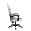 Huzaro FORCE 4.4 PC gaming chair Bucket (cradle) seat Grey, White