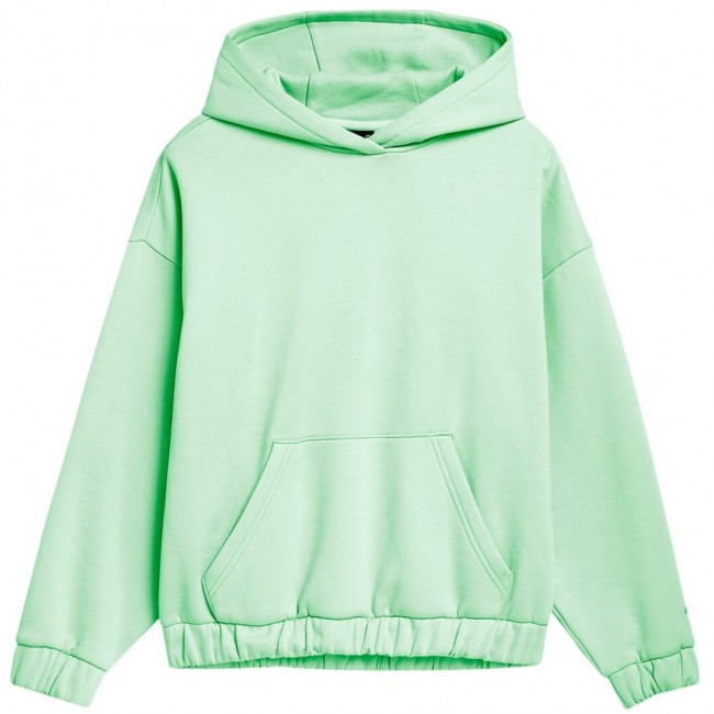 Women's sweatshirt 4F light green 4FSS23TSWSF255 42S L