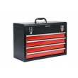 Yato YT-08874 small parts/tool box Stainless steel Black, Red
