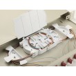 Equip 12-Port Fiber Optic Splice Box, LC Duplex, OM4, 1U, Equipped, Grey