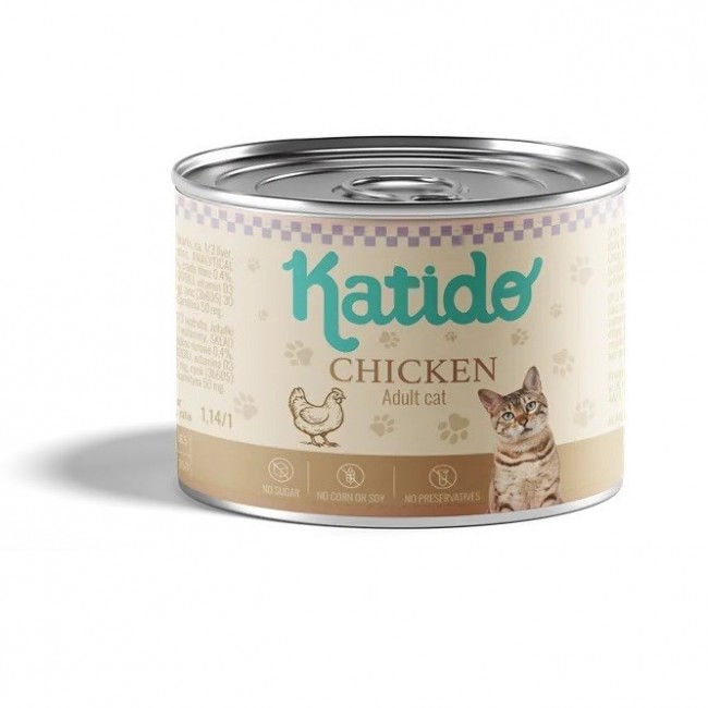 KATIDO Chicken - wet cat food - 200g