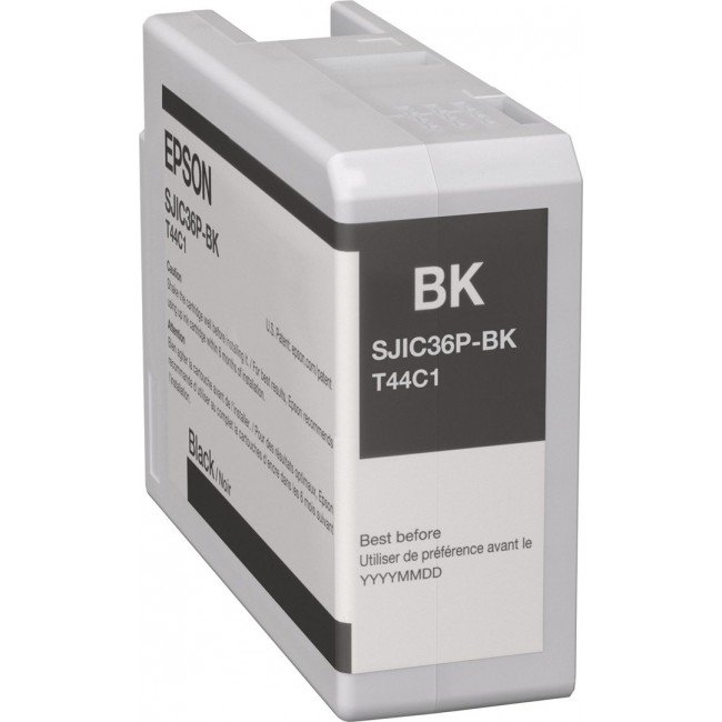 Epson SJIC36P(K): Ink cartridge for ColorWorks C6500/C6000 (Black)