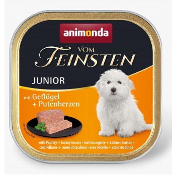 animonda Vom Feinsten with poultry + turkey hearts Heart, Poultry, Turkey Junior 150 g