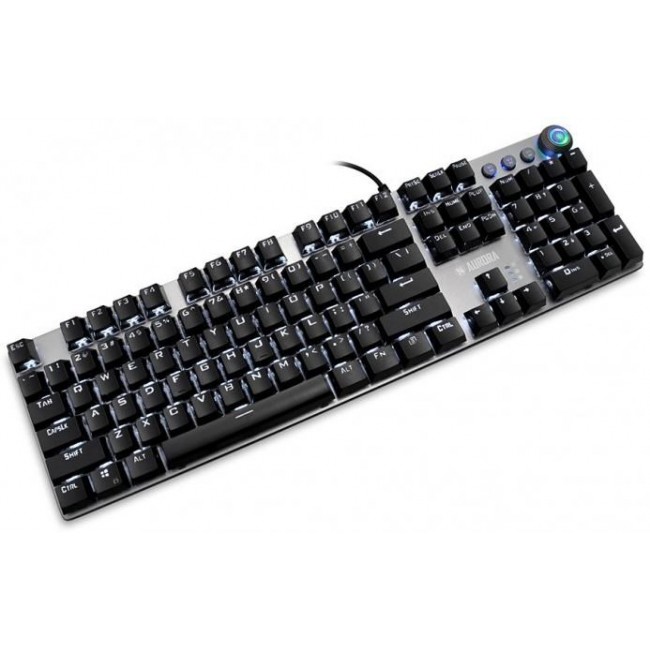 iBox Aurora K-4 keyboard USB QWERTY Black