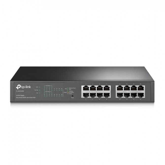 TP-Link 16-Port Gigabit Easy Smart Switch with 8-Port PoE+