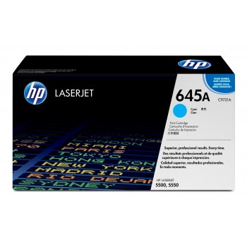 HP 645A Cyan Original LaserJet Toner Cartridge