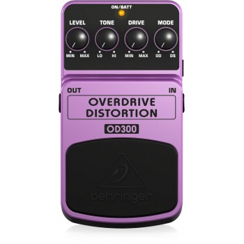 Behringer OD300 effects pedal Purple, Black