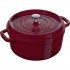 STAUB LA COCOTTE Round Cast Iron Pot 3.85 liters, Bordeaux