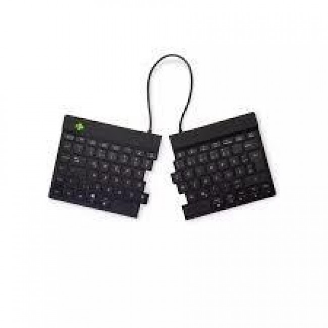 R-Go Tools Ergonomic keyboard R-Go Split Break with break software, ergonomic split keyboard, QWERTY (UK), Bluetooth, black