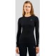 Odlo BL TOP crew neck l/s ACTIVE WARM ECO women's T-shirt, size S, black Odlo BL TOP crew neck l/s ACTIVE WARM ECO women's T-shirt, size S, black