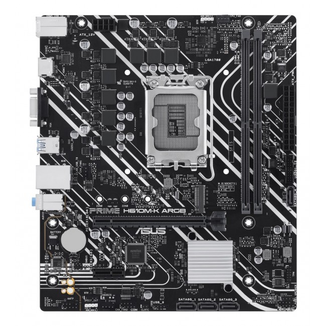 ASUS PRIME H610M-K ARGB Intel H610 LGA 1700 micro ATX