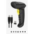 Inateck BCST-50 Handheld bar code reader 1D/2D Black, Yellow