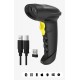 Inateck BCST-50 Handheld bar code reader 1D/2D Black, Yellow