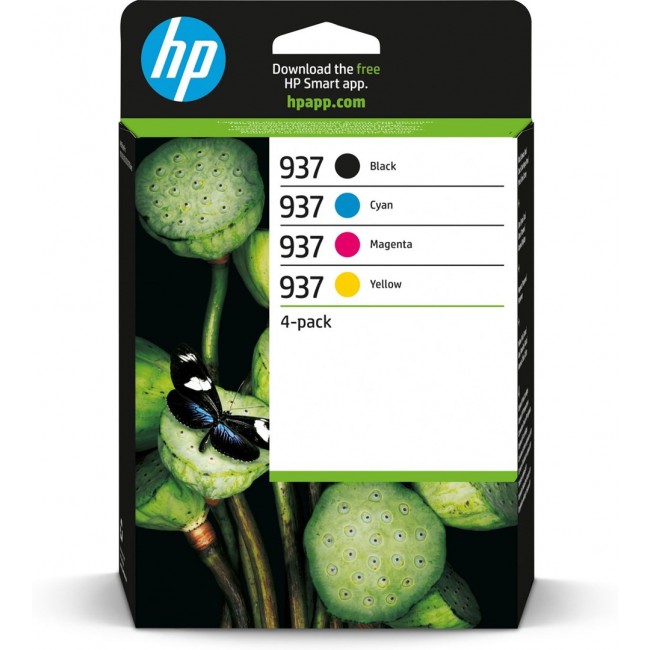HP 937 Schwarz+Dreifarbig Tintenpatrone