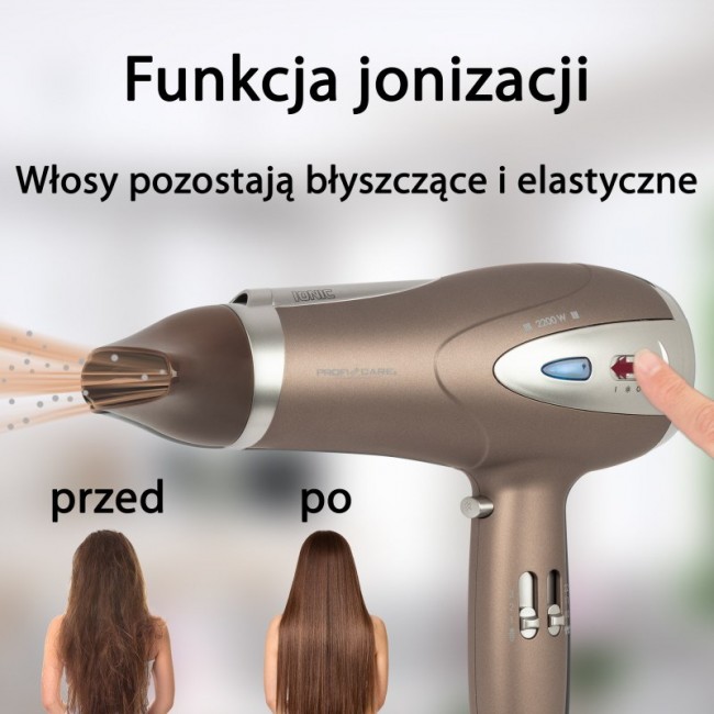 ProfiCare PC-HTD 3113 hair dryer 2200 W Brown