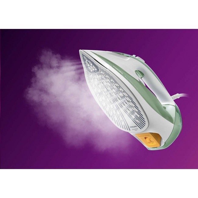 Philips 7000 series DST7012/70 iron Steam iron SteamGlide Plus soleplate 2600 W Green, Grey Philips 7000 series DST7012/70 iron Steam iron SteamGlide Plus soleplate 2600 W Green, Grey