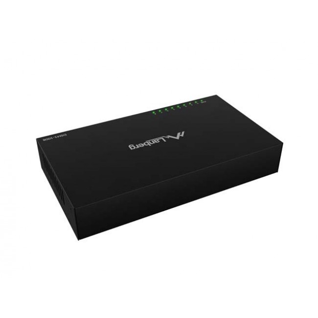 LANBERG DSM1-1008 SWITCH 8X 1GB/S UNMANAGED GIGABIT ETHERNET DESKTOP 12V (METAL CASE) LANBERG DSM1-1008 SWITCH 8X 1GB/S UNMANAGED GIGABIT ETHERNET DESKTOP 12V (METAL CASE)