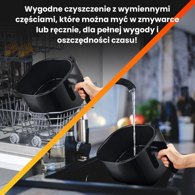 Extralink HOME AIR 5.2L EU SJ-520 fryer Single 1600 W Hot air fryer Black