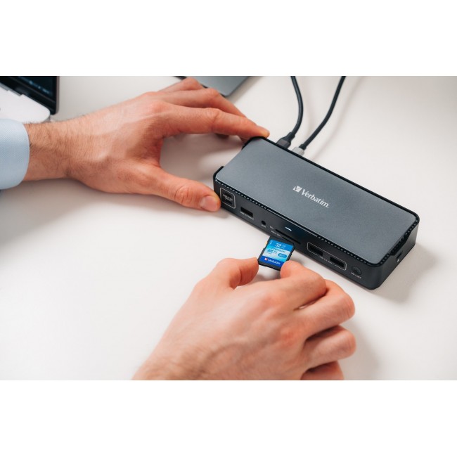 Verbatim CDS-15 Wired USB 3.2 Gen 1 (3.1 Gen 1) Type-C Black, Grey Verbatim CDS-15 Wired USB 3.2 Gen 1 (3.1 Gen 1) Type-C Black, Grey