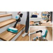Cordless 2-in-1 hoover, vacuuming and mopping Unlimited 7 ProHygienic Aqua White