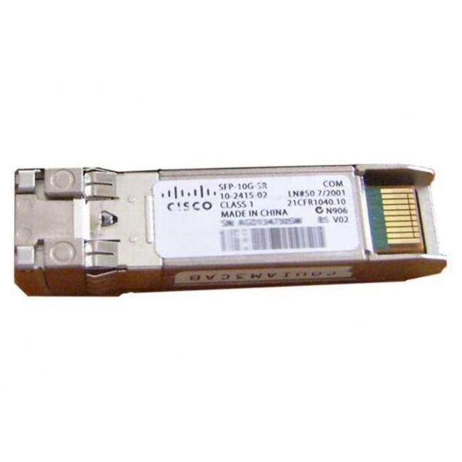 Cisco 10GBASE-SR S-Class SFP Module for 10 Gigabit Ethernet Deployments, Hot Swappable, 5-Year Standard Warranty (SFP-10G-SR-S )