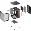 PC Case Jonsbo TK-0, Mini-Tower, Mini-ITX, black