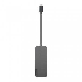 Lenovo 4X90X21427 interface hub USB 3.2 Gen 2 (3.1 Gen 2) Type-C 20000 Mbit/s Grey