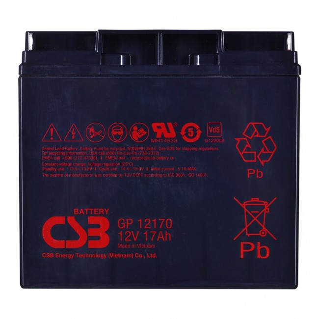 Battery CSB GP12170B1 17Ah/12V Battery CSB GP12170B1 17Ah/12V