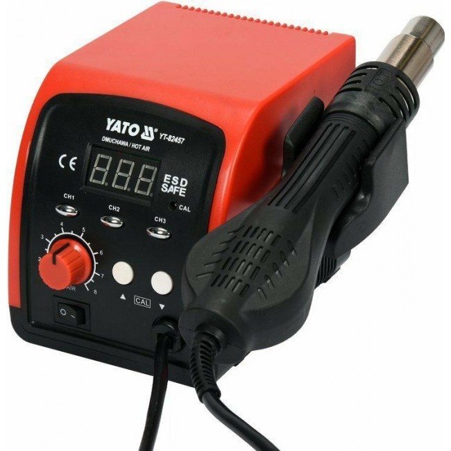 YATO HOT AIR SOLDERING STATION POWER 750W YATO HOT AIR SOLDERING STATION POWER 750W