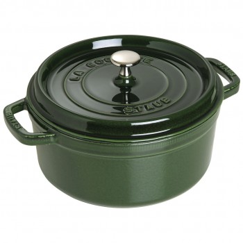 STAUB LA COCOTTE Cast iron pot round 3.8 ltr, green