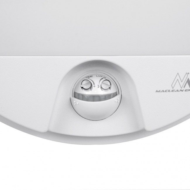 Wall LED Lamp with Infrared Motion Sensor Indoor / Outdoor Lighting 1100lm 15W IP54 4000K Waterproof Colour: White