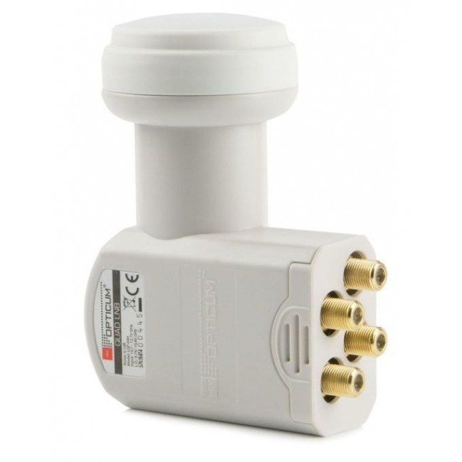 Opticum LQP 04H Low Noise Block downconverter (LNB) 10.7 - 12.75 GHz White Opticum LQP 04H Low Noise Block downconverter (LNB) 10.7 - 12.75 GHz White