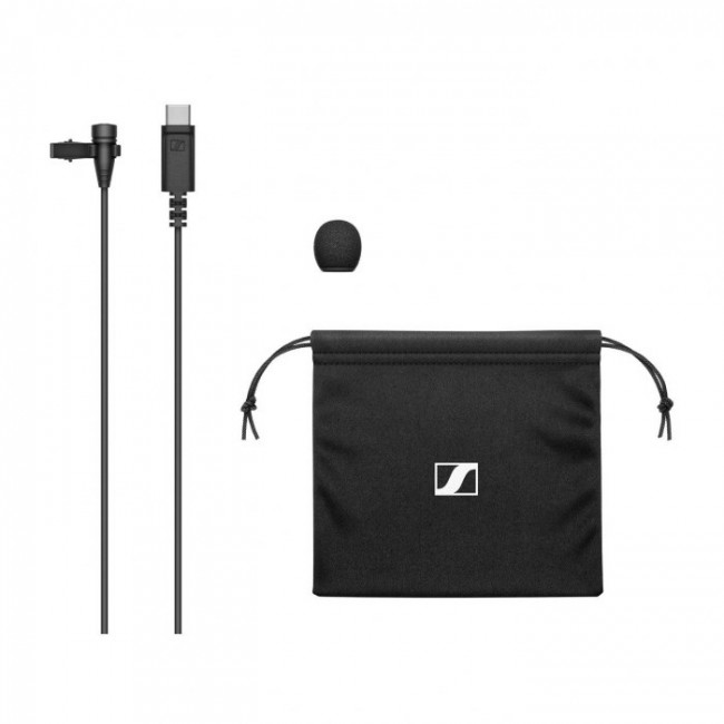 Sennheiser XS LAV USB-C - omnidirectional lavalier microphone with 3.5mm TRRS jack connector