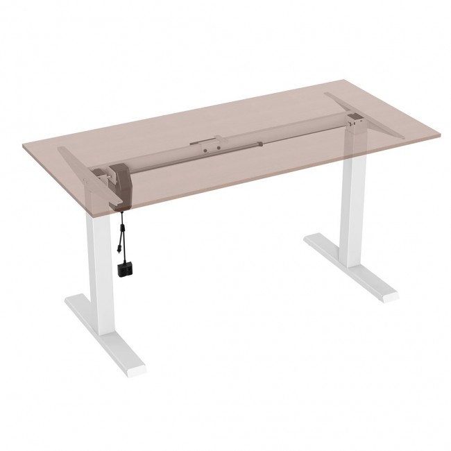 Ergo Office ER-403 Sit-stand Desk Table Frame Electric Height Adjustable Desk Office Table Without Table Top White Ergo Office ER-403 Sit-stand Desk Table Frame Electric Height Adjustable Desk Office Table Without Table Top White
