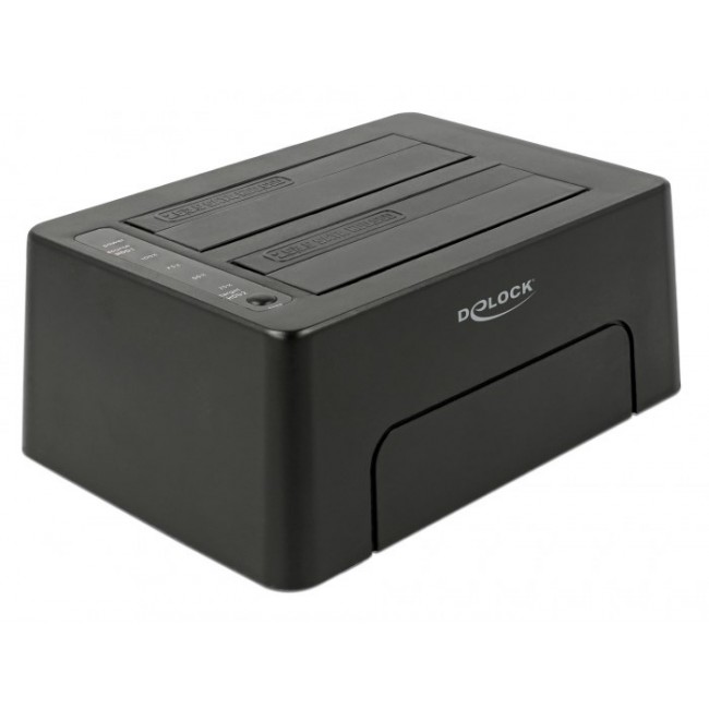 DeLOCK 63957 storage drive docking station USB 3.2 Gen 2 (3.1 Gen 2) Type-C Black DeLOCK 63957 storage drive docking station USB 3.2 Gen 2 (3.1 Gen 2) Type-C Black
