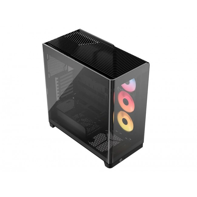 Corsair 4500X LX-R RGB Tempered Glass Mid-Tower, Black Midi Tower