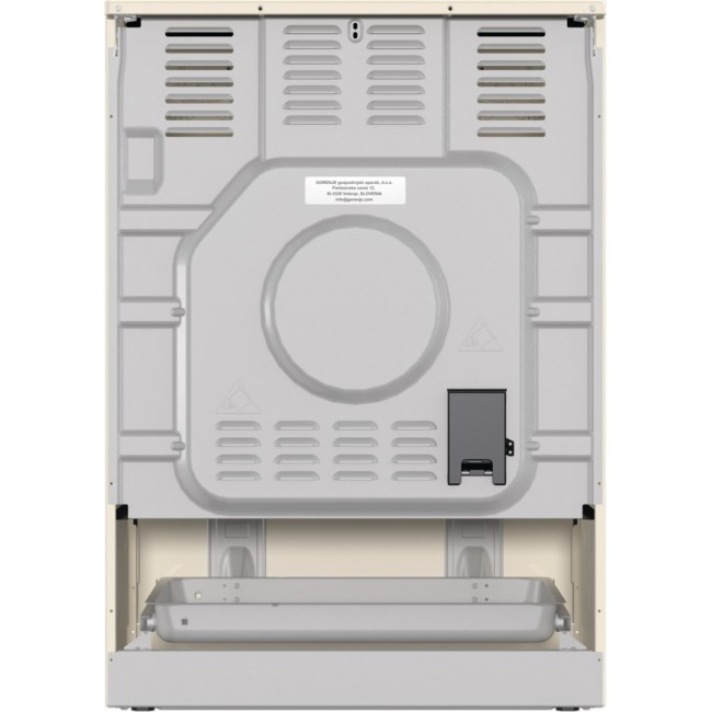 Gorenje GECS6B70CLI Freestanding cooker Ceramic hob Beige