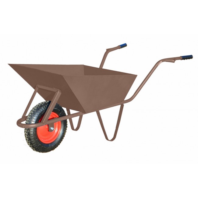 AWTOOLS WHEELBARROW CONSTRUCTION 85L/1.5mm BROWN+WHEEL COVER