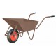 AWTOOLS WHEELBARROW CONSTRUCTION 85L/1.5mm BROWN+WHEEL COVER
