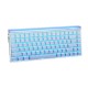 HERO84 HE White+Purple+Gradient+LIGHT JadeKing RGB AULA gasket keyboard