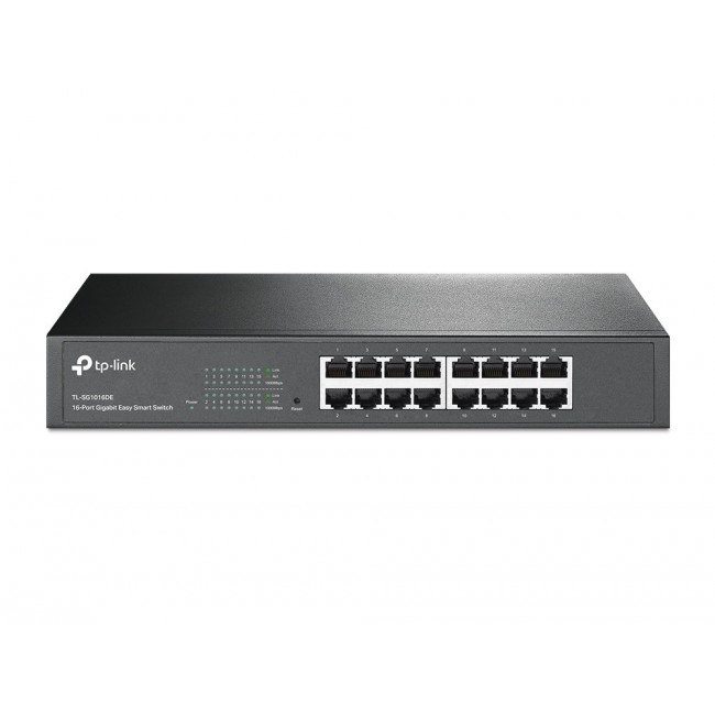 TP-Link TL-SG1016DE network switch Managed L2 Gigabit Ethernet (10/100/1000) Black TP-Link TL-SG1016DE network switch Managed L2 Gigabit Ethernet (10/100/1000) Black