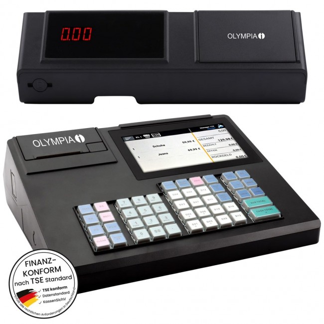 Olympia K200 cash register Direct thermal 10000 PLUs LED Olympia K200 cash register Direct thermal 10000 PLUs LED